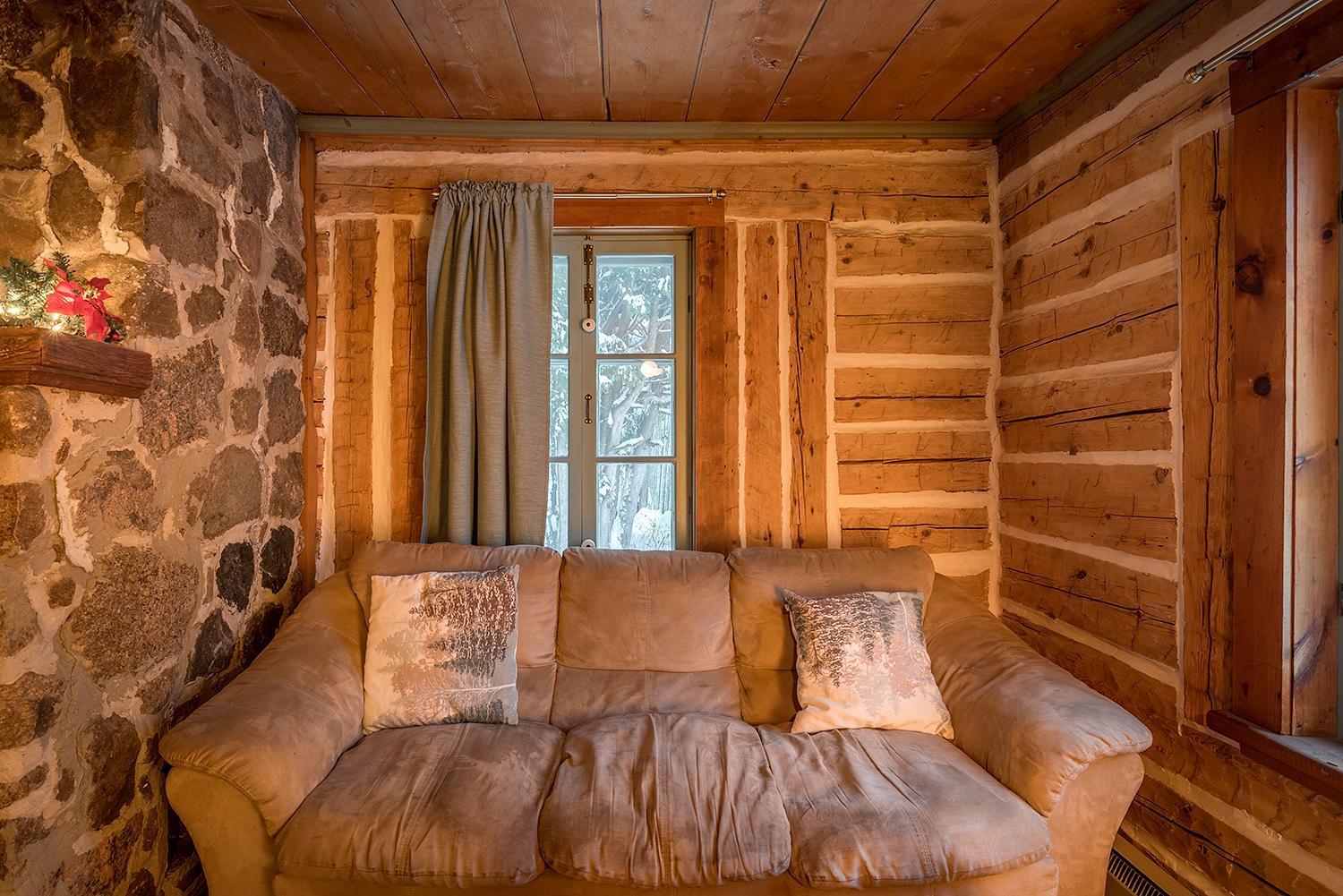Ancestral Wooden Chalet - St-Gabriel De Brandon Mandeville Exterior foto
